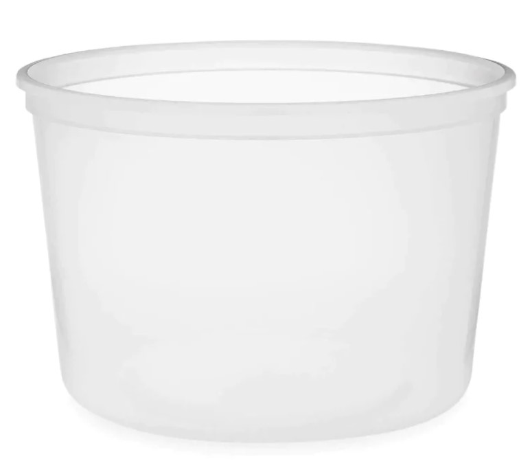 zoho_img_5892498000006354238 64 oz. Microwavable Translucent Plastic Deli Container and Lid Combo Pack - Image 1