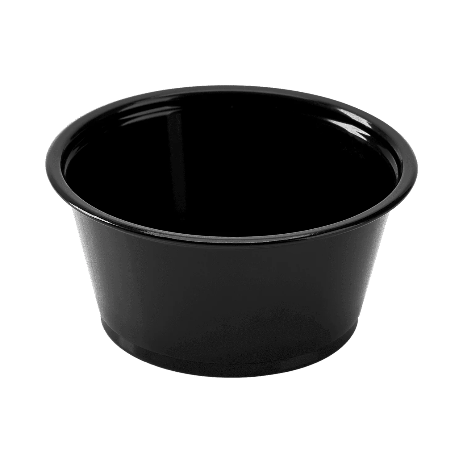 zoho_img_5892498000007149243 3.25 oz. Black Plastic Portion Cup - Image 1