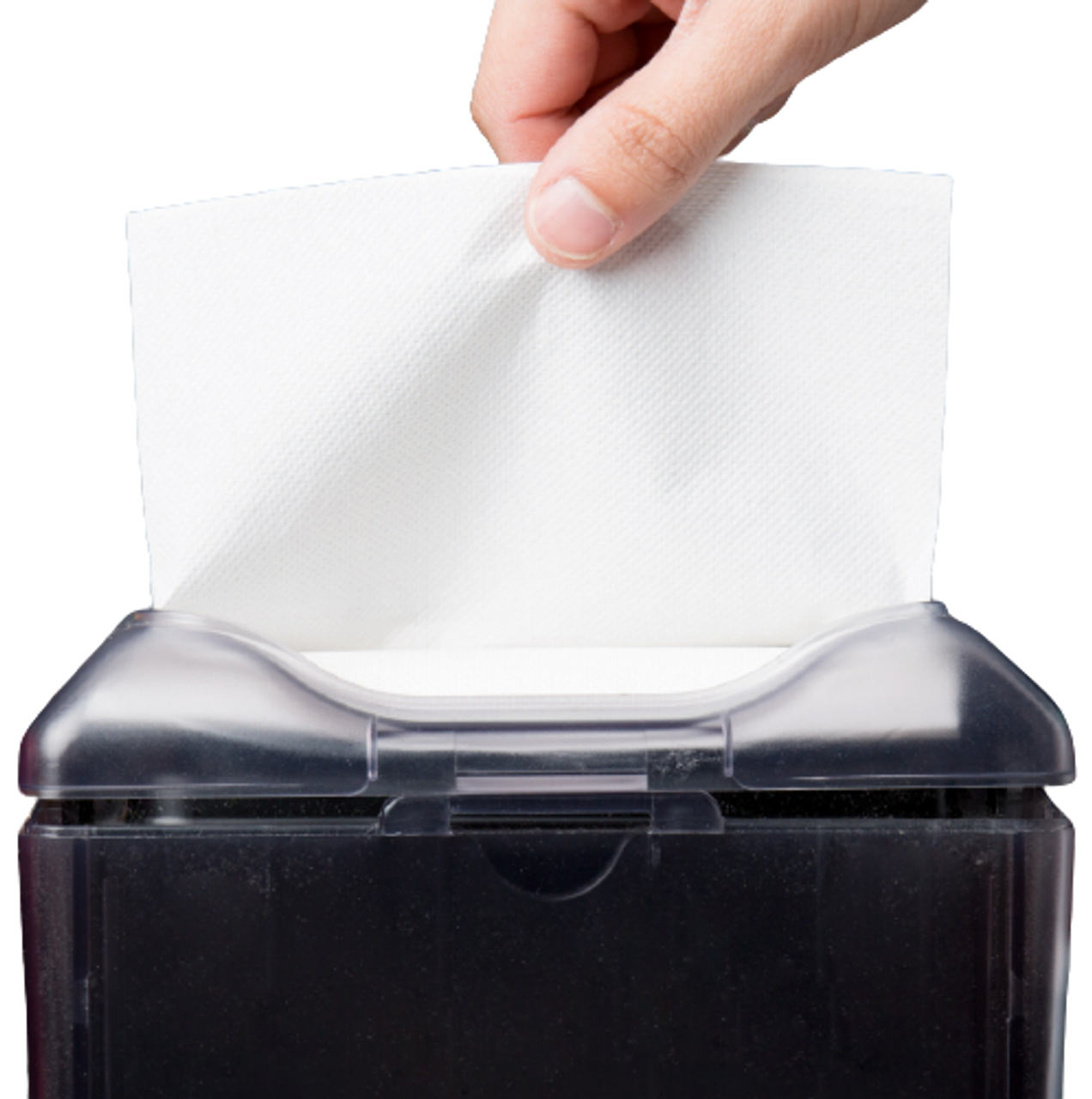 10000200 Interfold Dispenser Napkin White Quilted - Image 1