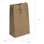 Duro 2 lb #30 Brown Paper Bag - Image 2