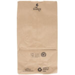 Duro 6 lb #35 Brown Paper Bag - Image 2