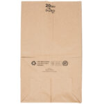 Duro 20 lb. Kraft Grocery Bag – 8.25″ x 5.94″ x 13.38″ - Image 3