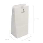 Duro 4 lb #30 White Paper Bag - Image 2