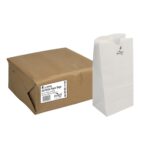 Duro 4 lb #30 White Paper Bag - Image 3