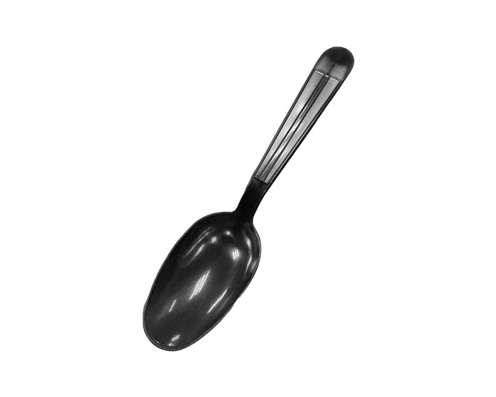HWPTS-5 Black Heavy Weight PP Tea Spoon - Image 1