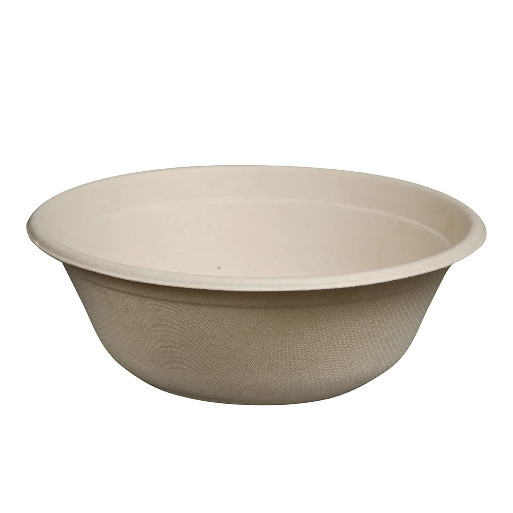 40 oz. PFAS Free Natural Bagasse Bowl
