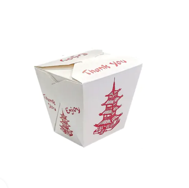 zoho_img_5892498000000814077 26 oz. Microwavable Paper Take-Out Container, Chinese/Asian Style, 4.1″ x 3.7″ x 4″ - Image 1