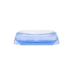 9.44″ x 4.56″ x 1.96″ Blue PET Sushi Container with Lid