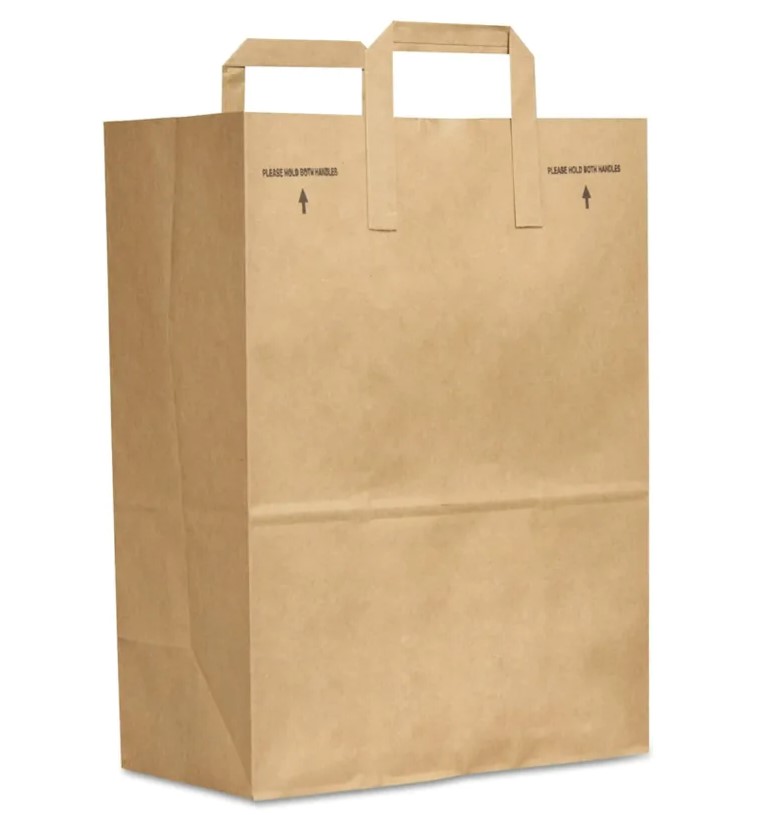 zoho_img_5892498000006354771 Duro 20 lb. Kraft Grocery Bag – 8.25″ x 5.94″ x 13.38″ - Image 1