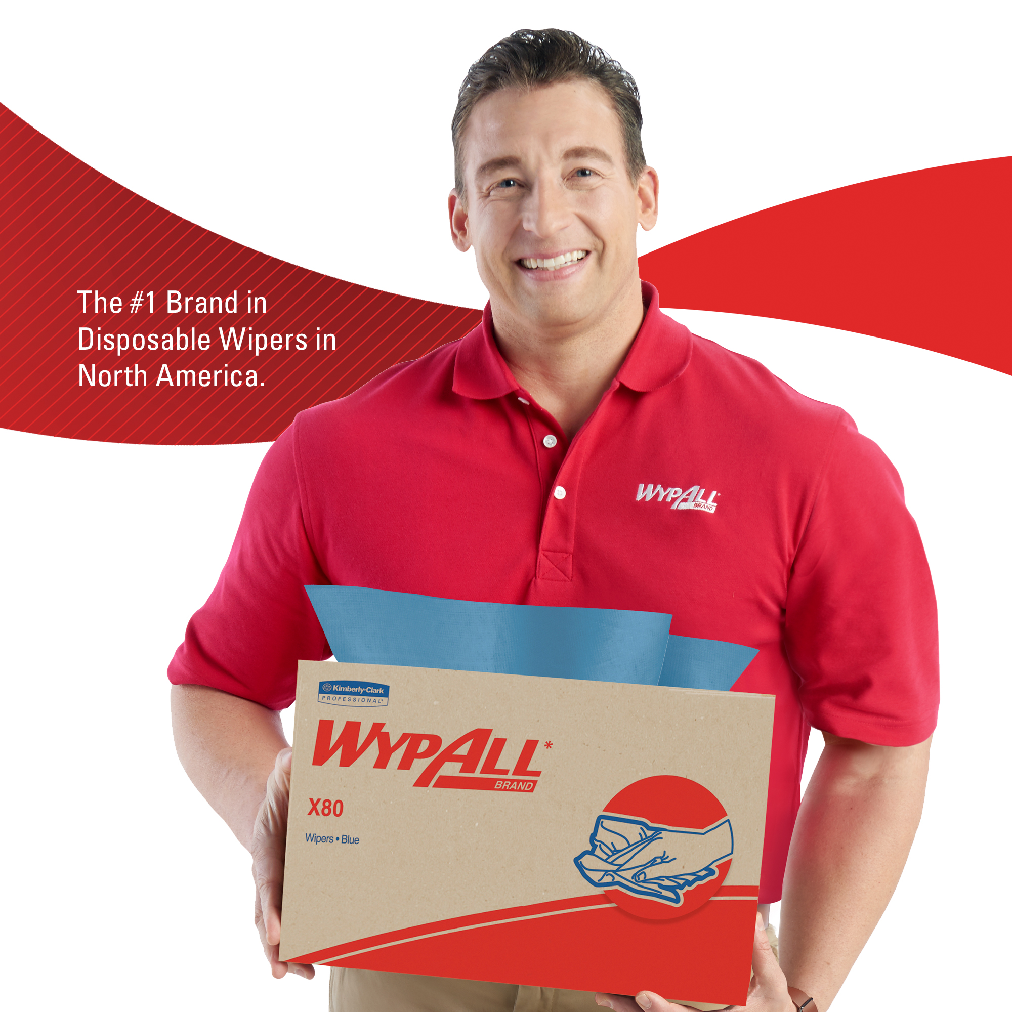 15401041-41041-P4 Wypall® Paper Wiper Box, Blue - Image 2
