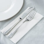 15.5″ x 15.5″ Ultra-ply White Linen-feel Tissue 1/8 Fold Dinner Napkin - Image 2
