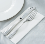 15.5″ x 15.5″ Ultra-ply White Linen-feel Tissue 1/8 Fold Dinner Napkin
