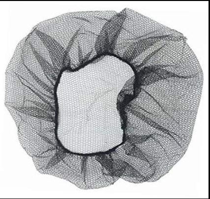 zoho_img_5892498000000996381 26″ Black Nylon Lightweight Hairnet Cap - Image 1