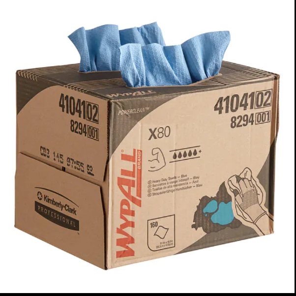 zoho_img_5892498000000999375 Wypall® Paper Wiper Box, Blue - Image 1