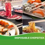 8.3″ Bamboo Chopsticks, Paper Wrapped (Twin) - Image 3