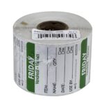 Friday Removeable Label 2X2 Trilingual 1/500 Roll - Image 2