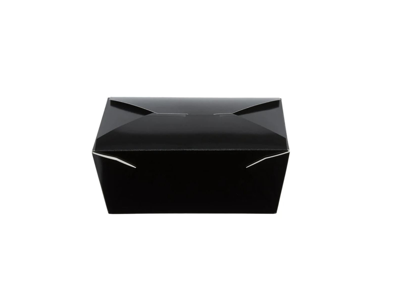 75008002 Prime Source Black #1 Paper Container 4.4