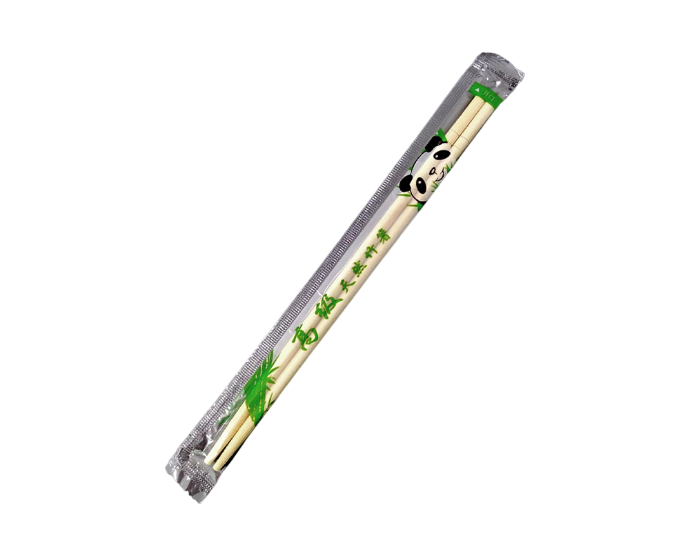 8.7″ Individually Wrapped Round Bamboo Chopsticks