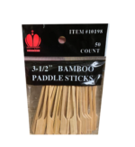 3.5″ Bamboo Paddle Pick Skewer
