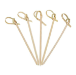 3.5″ Bamboo Knot Picks Green