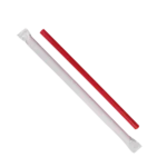 7.75″ Giant Red Wrapped Straw