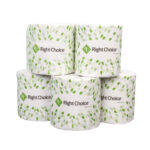 Right Choice™ 2-Ply Standard Bath White Toilet Tissue 4″ X 3″ - Image 4