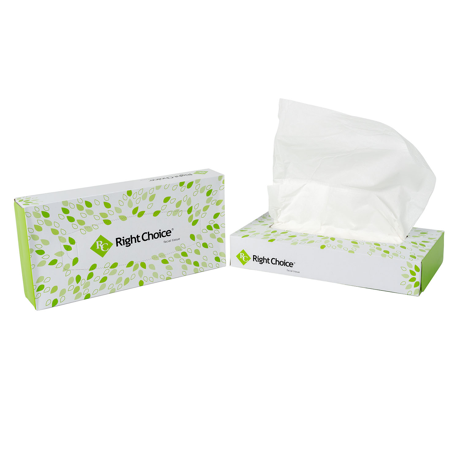 78000354-3 Facial Tissue Paper, 7.9″ x 7.9″, 100 Sheets, 2-Ply, White - Image 2