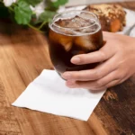 10"x10" Premium Beverage Napkins, White - Image 5