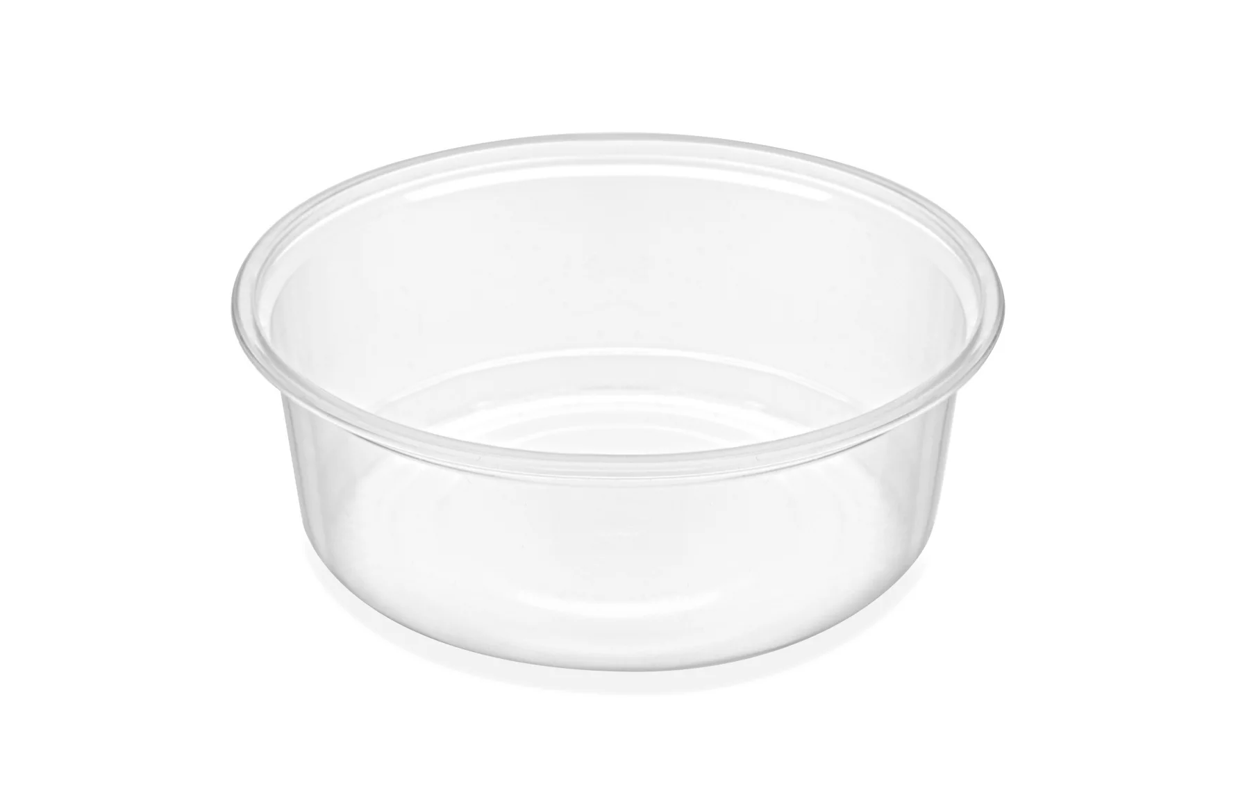J0560065 8 oz Clear Deli Container - Image 1