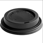 Black Lids for 10 – 24 oz. Paper Hot Cups