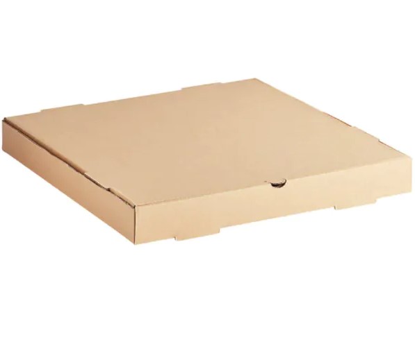 zoho_img_5892498000006342516 18″ x 18″ x 2″ Kraft Corrugated Pizza Box Non-Printed B-Flute - Image 1