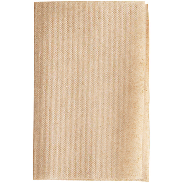 RE-XPNK (1) Kraft Interfold Napkin, 2-Ply, 1/2 Fold - Image 1