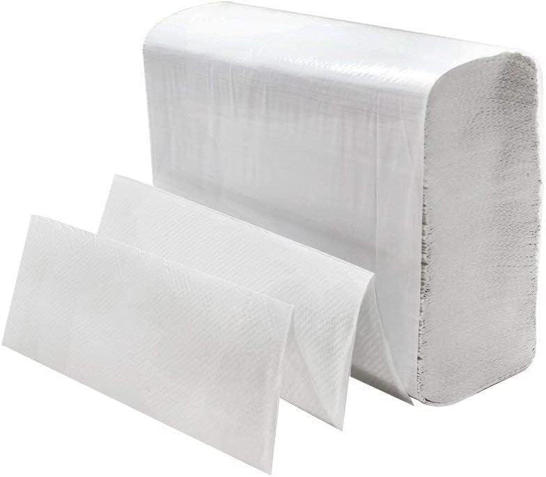 REP-MFT4000V 9.25″ × 9.05″ White 1-Ply Multifold Towels - Image 1