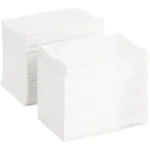 White Interfold Napkin, 2-Ply, 1/2 Fold - Image 2