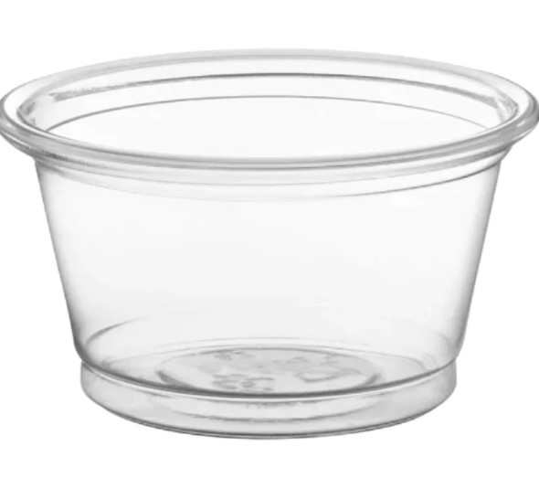 zoho_img_5892498000006342231 0.75 oz. Clear Plastic Portion Cups - Image 1