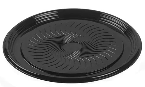 zoho_img_5892498000006648258 Ebony® 16″ PETE Flat Catering Tray, Black - Image 1