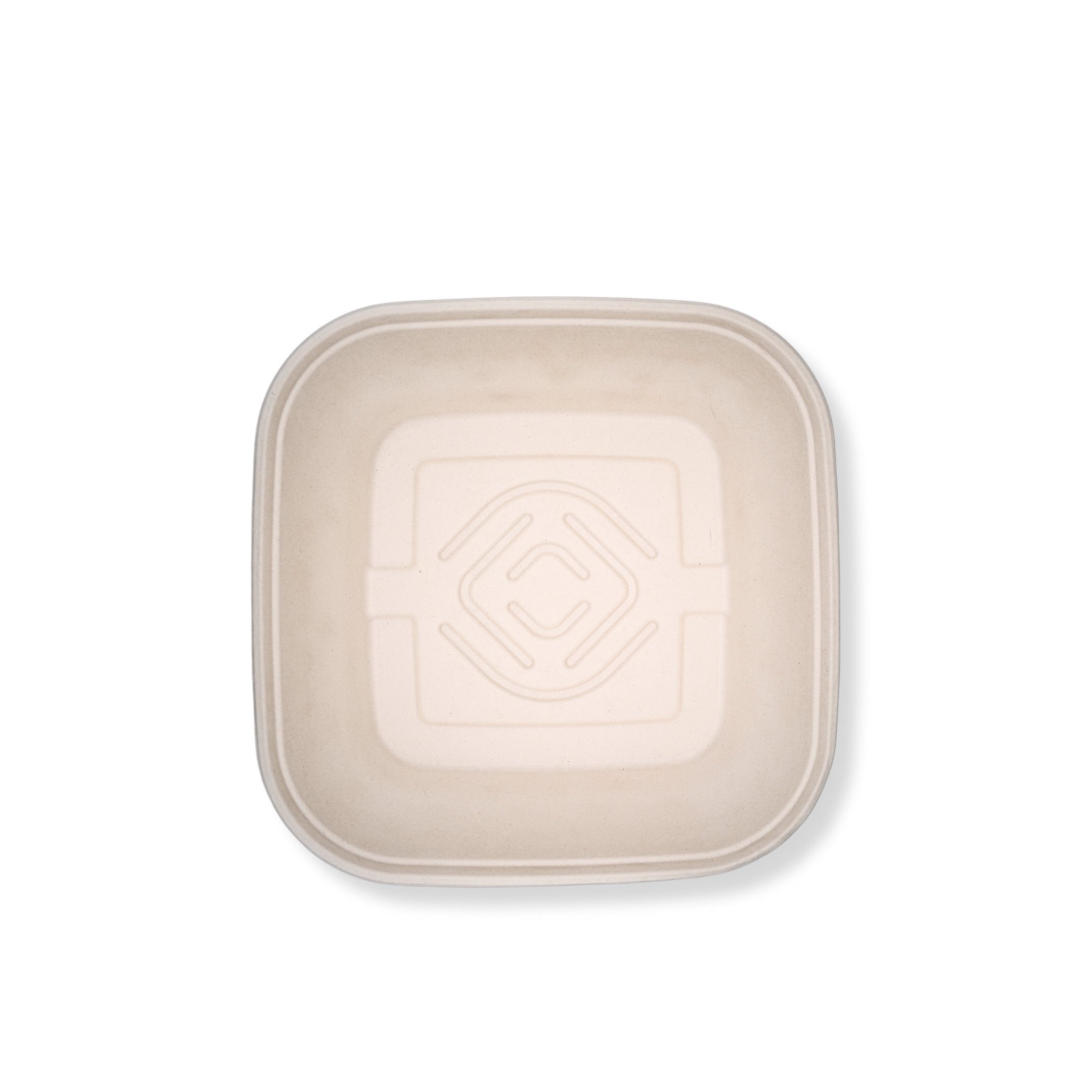 CT-160 Top 160 oz. Bagasse Square Catering Bowl - Image 2
