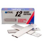 Handy Cutter Carbon Steel Flat Blade Box Cutter, Metallic Gray, 6.5