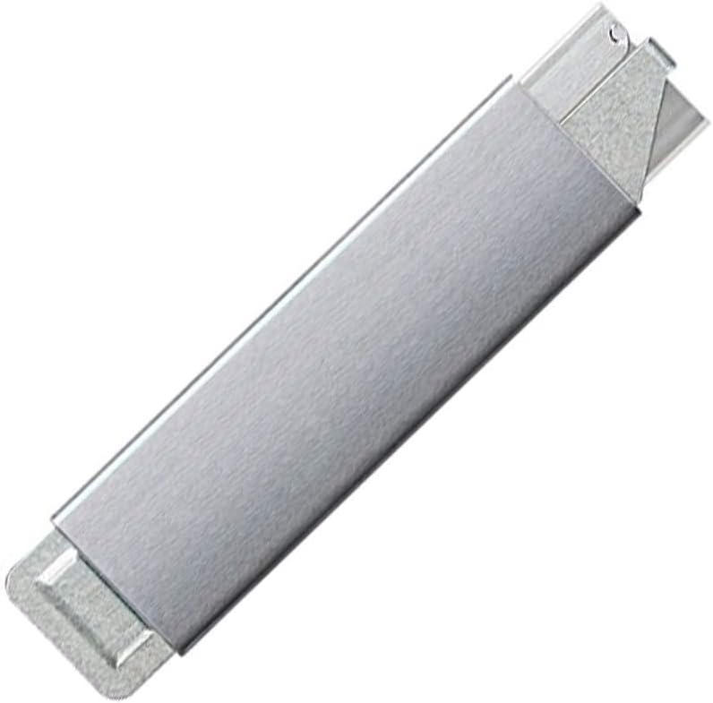 541590481 Handy Cutter Carbon Steel Flat Blade Box Cutter, Metallic Gray, 6.5