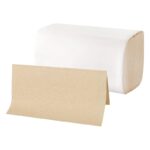 10″ × 9″ Single-Fold 1-Ply Paper Towels, Natural