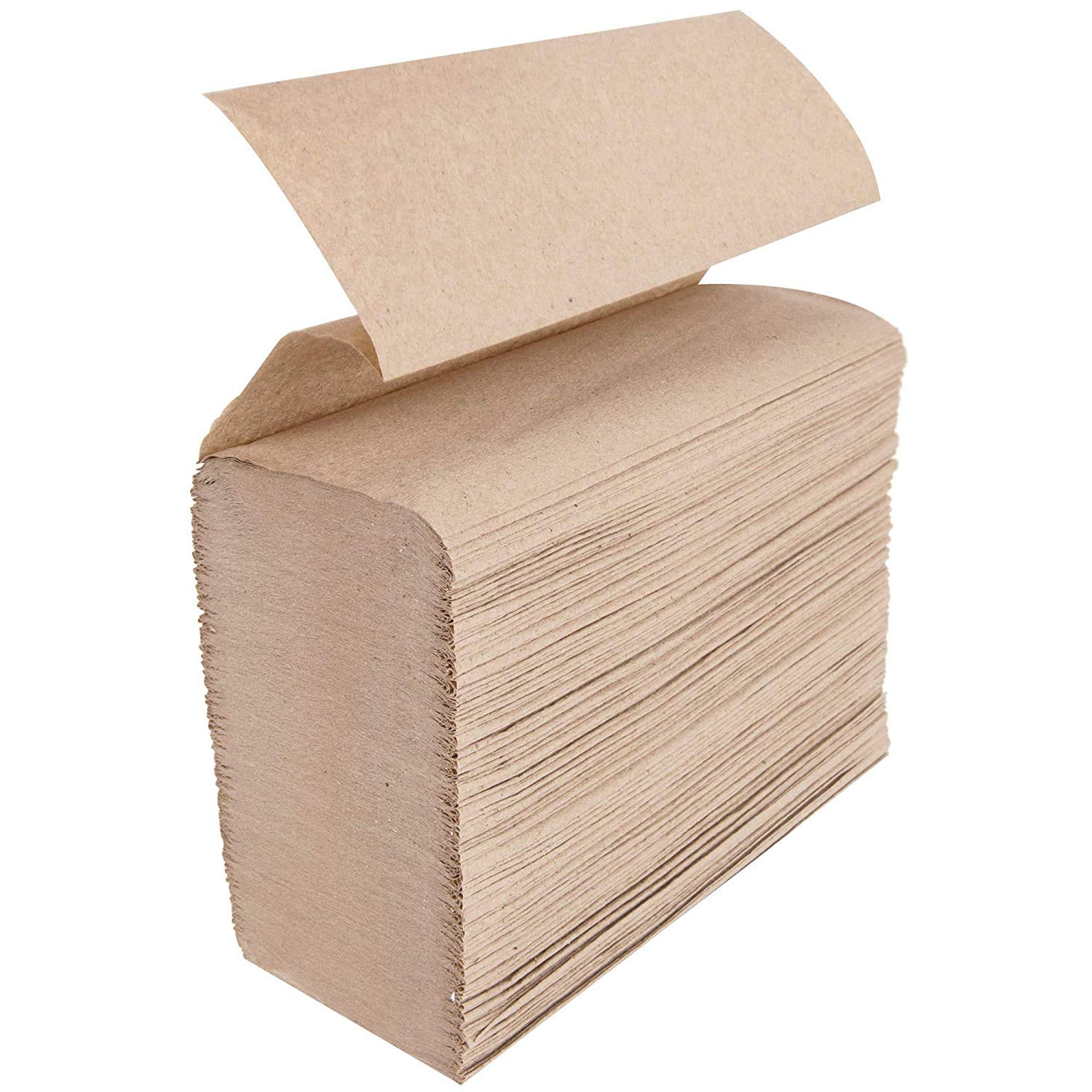 Version 1.0.0 Multifold Brown Paper Towels 1-Ply 9″ × 9″ - Image 2