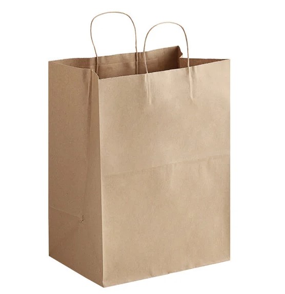 zoho_img_5892498000001811413 12″ x 9″ x 15.75″ Kraft Paper Bag With Twist Handle - Image 1