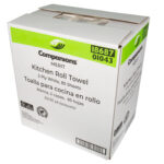 Companions Merit Kitchen Roll Towel, 2-Ply Perforated, White, 85 Sheets - Image 3