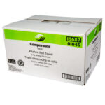 Companions Merit 2-Ply Kitchen Roll Towel, Perforated, White, 250 Sheets - Image 3