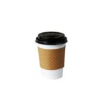 Kraft Embossed Coffee Cup Sleeve for 12–20 oz. Cups - Image 2