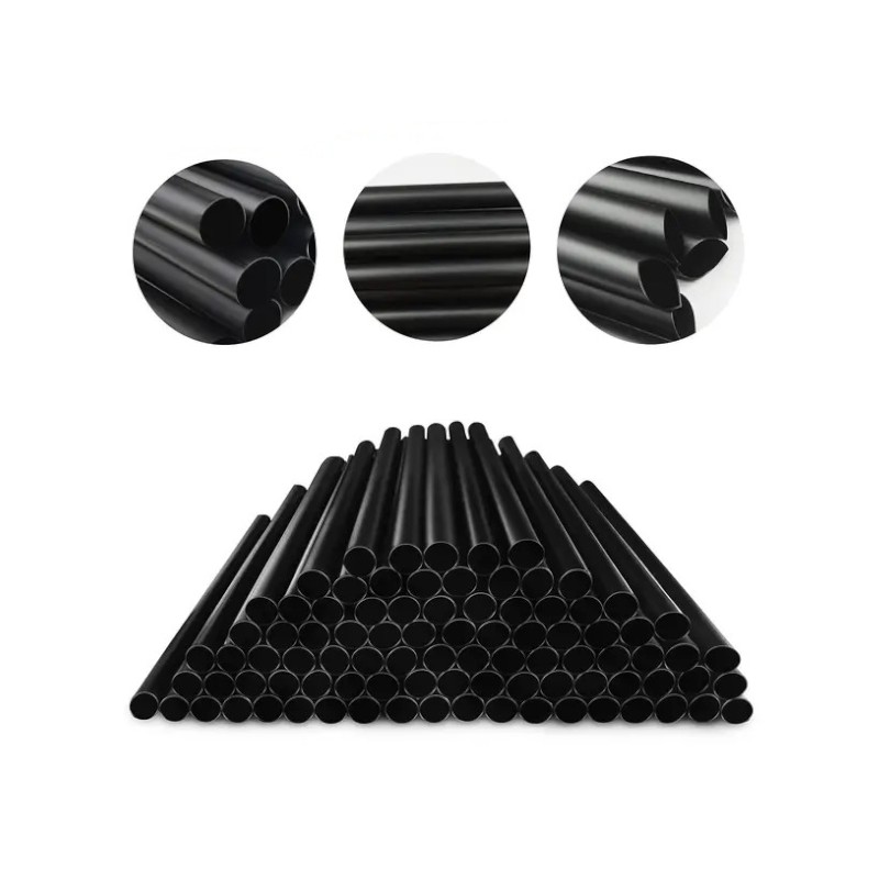 PSS-6229 (3)-Photoroom 9″ Black Pointed Plastic Wrapped Straw - Image 3