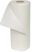 Companions Merit Kitchen Roll Towel, 2-Ply Perforated, White, 85 Sheets