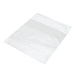 7″ x 7″ + 1.5″ Lip Clear Large Fold Top Bags