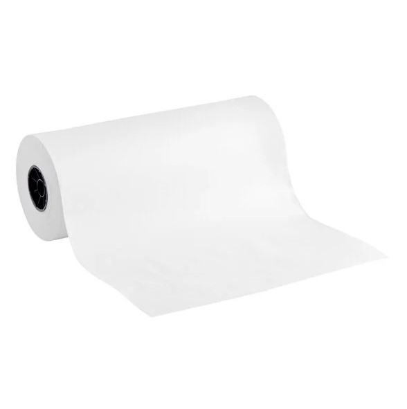 18″ x 1000′ White Freezer Paper Roll – 40g
