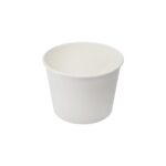 34 oz. White Paper Food Container, 142 mm